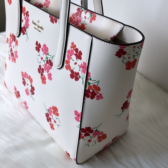 NWT💃Kate Spade Staci Sunny Floral Clusters Printed Medium Tote - Picture 2 of 10